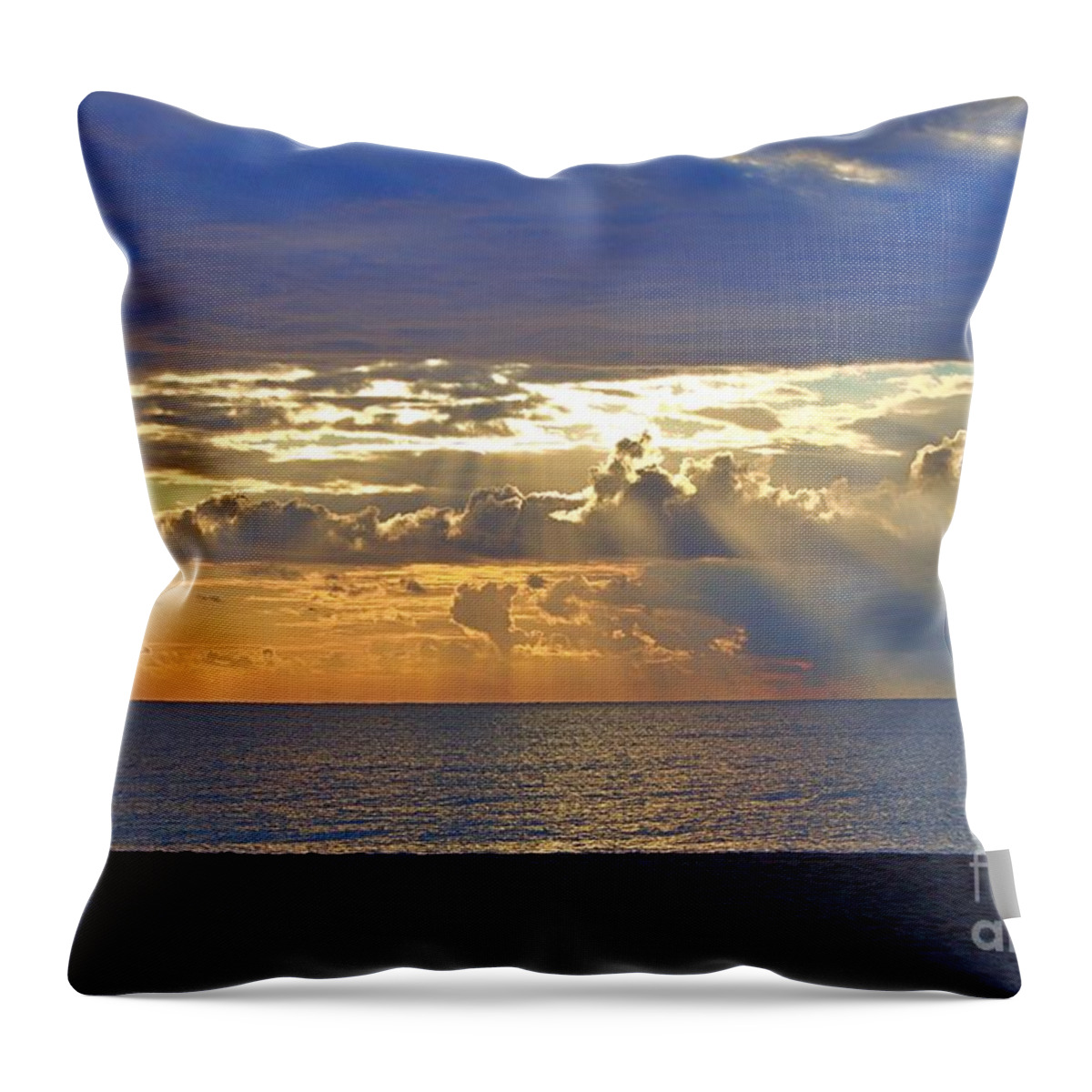 Andalusia Throw Pillow featuring the photograph Andalusia Sunset 2 by Yvonne M Smith