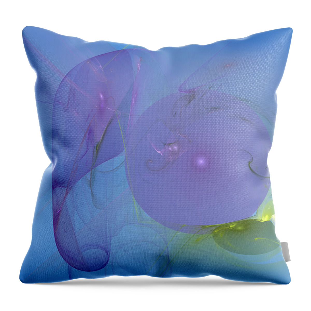 Art Throw Pillow featuring the digital art Angels in the Architecture by Jeff Iverson