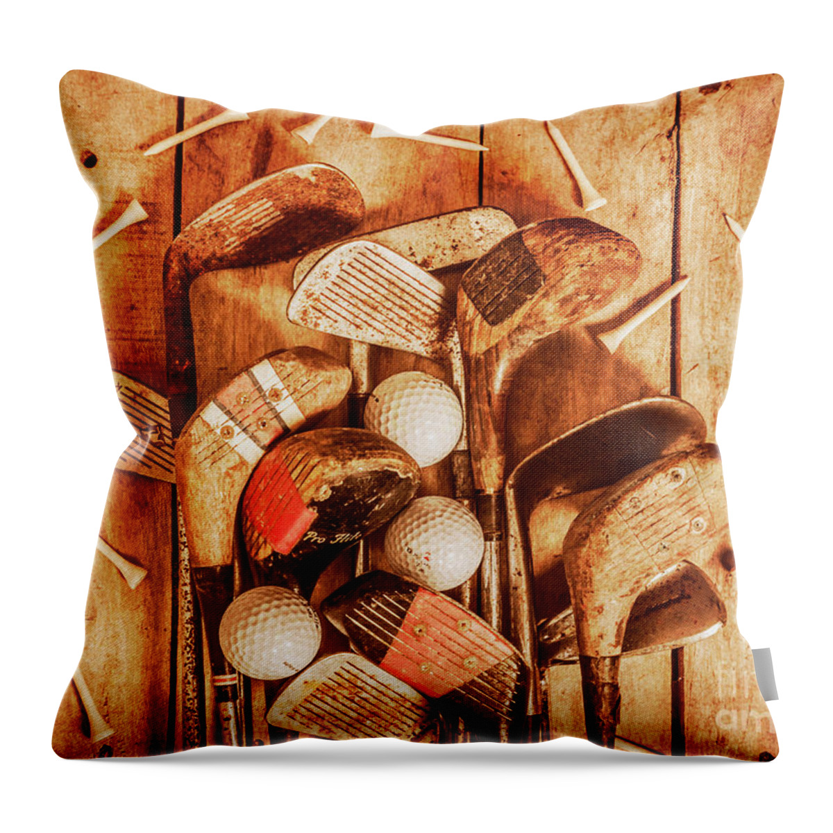 Retro Throw Pillow featuring the photograph Another round? by Jorgo Photography