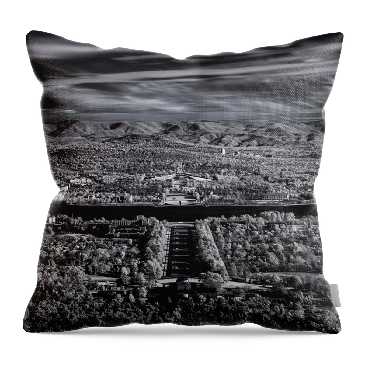 Canberra City Throw Pillow featuring the photograph Another World by Ari Rex