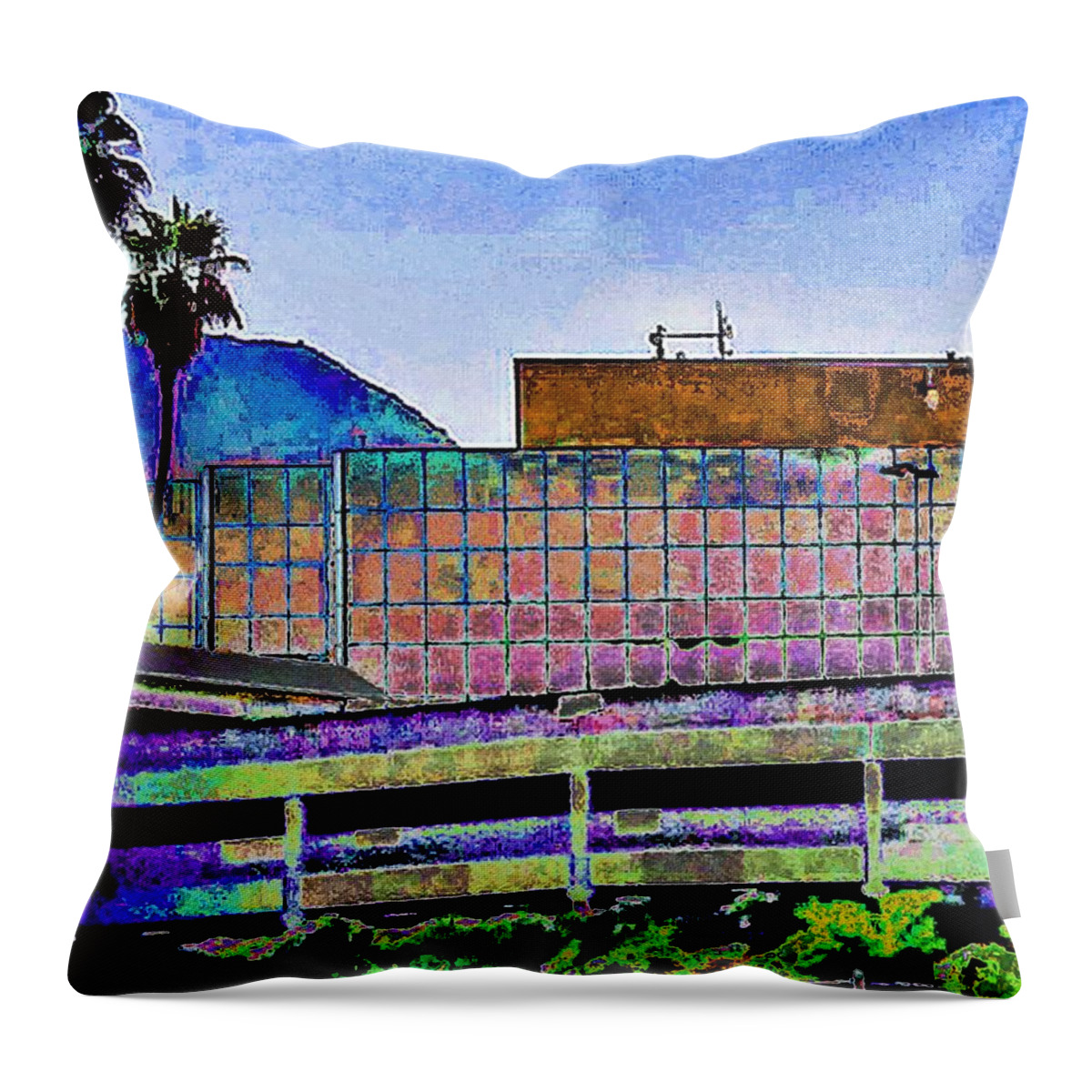 Architecture Throw Pillow featuring the photograph Architectural Classic by Andrew Lawrence