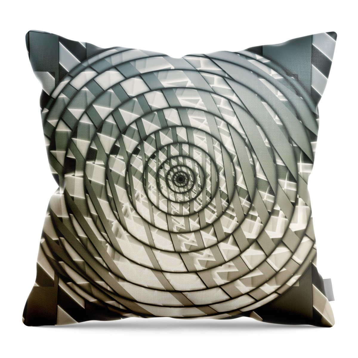 Abstract Throw Pillow featuring the digital art Art 21101801 by Marko Sabotin
