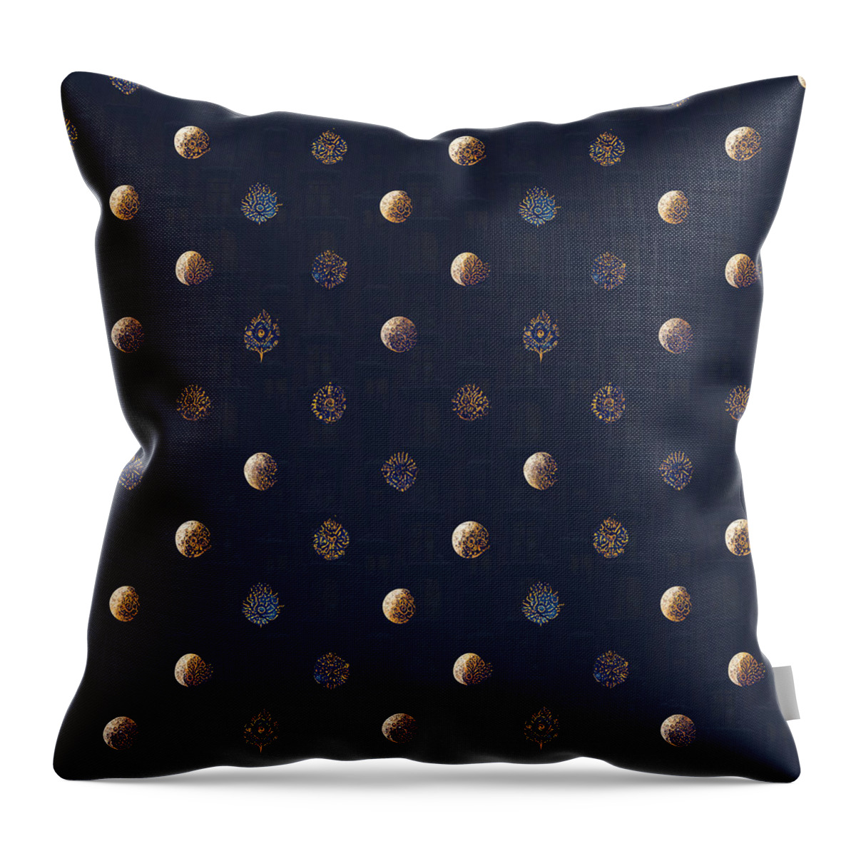 Series Throw Pillow featuring the digital art Abstract journey through space #7 by Sabantha