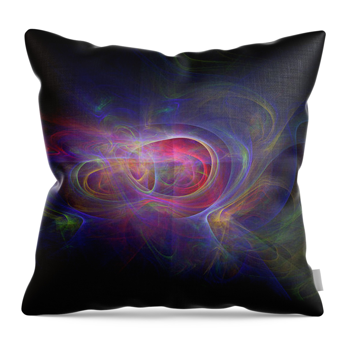 Rick Drent Throw Pillow featuring the digital art Aurora by Rick Drent