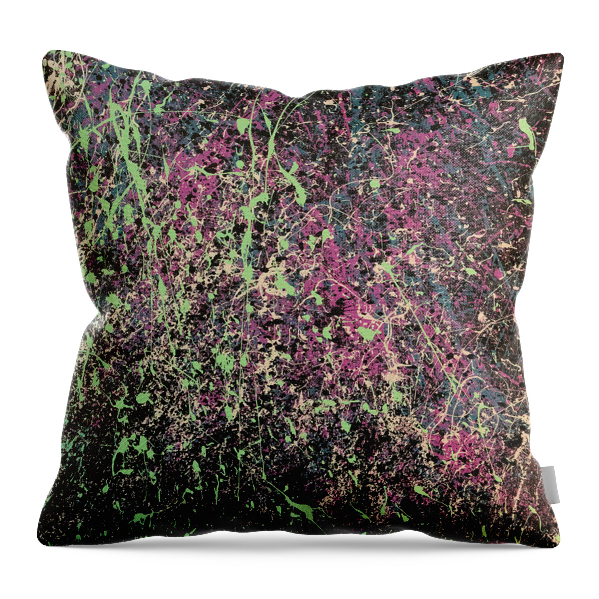 Abstract Throw Pillow featuring the painting Awakening by Heather Meglasson Impact Artist