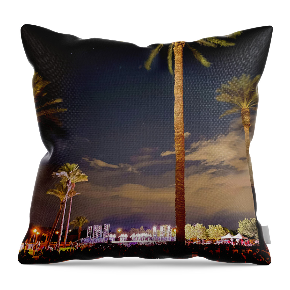 Danc Throw Pillow featuring the photograph Ballet Under the Stars by Grey Coopre