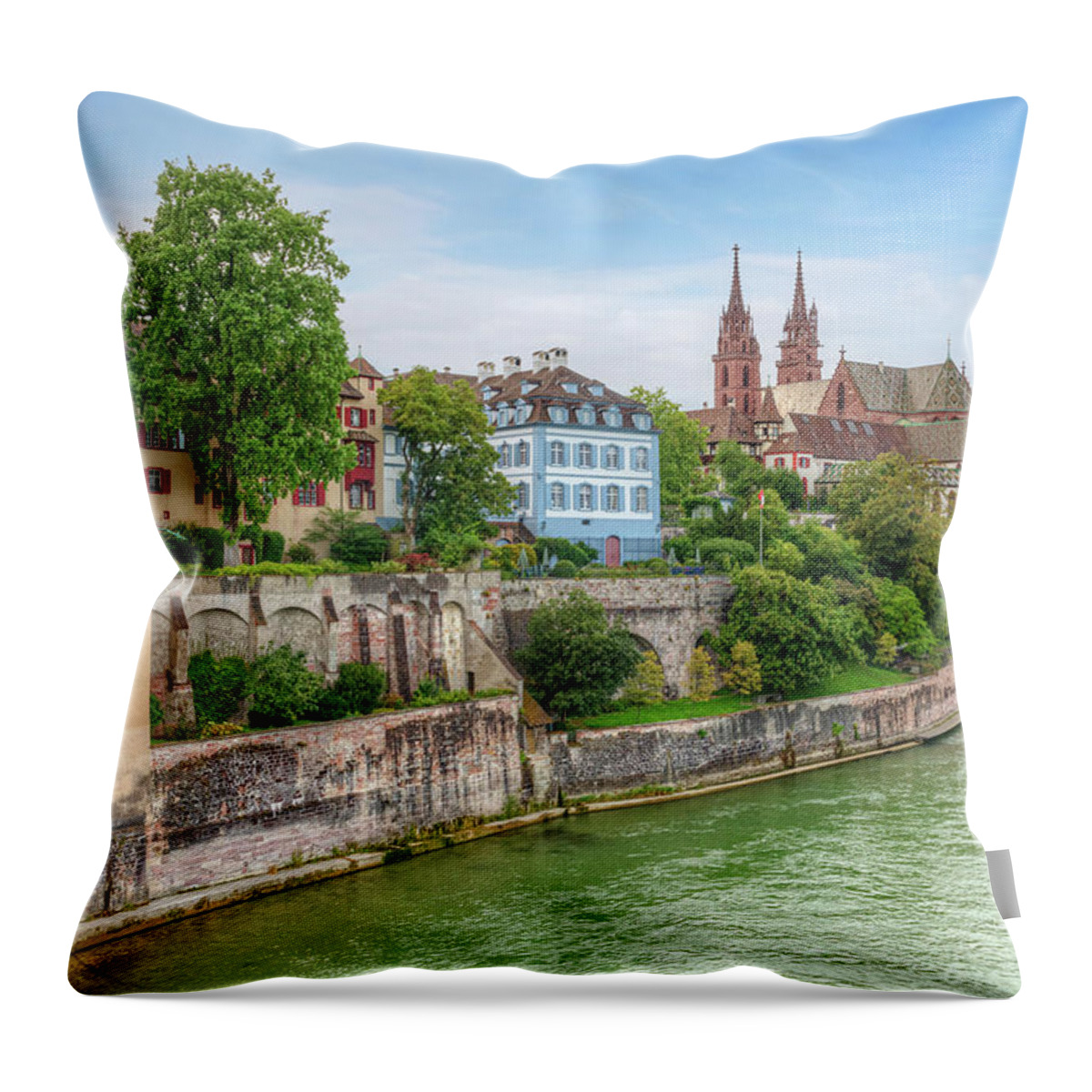 Basel Throw Pillow featuring the photograph Basel - Switzerland by Joana Kruse