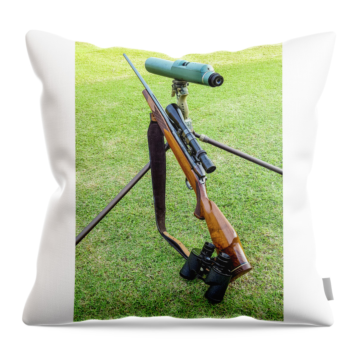 Weatherby Throw Pillow featuring the digital art Bausch and Lomb by Jorge Estrada