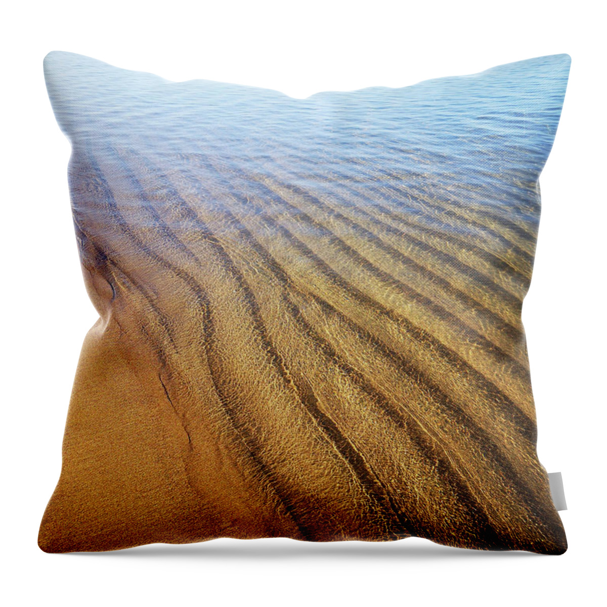 Beach Throw Pillow featuring the photograph Beach Photo 104 by Lucie Dumas