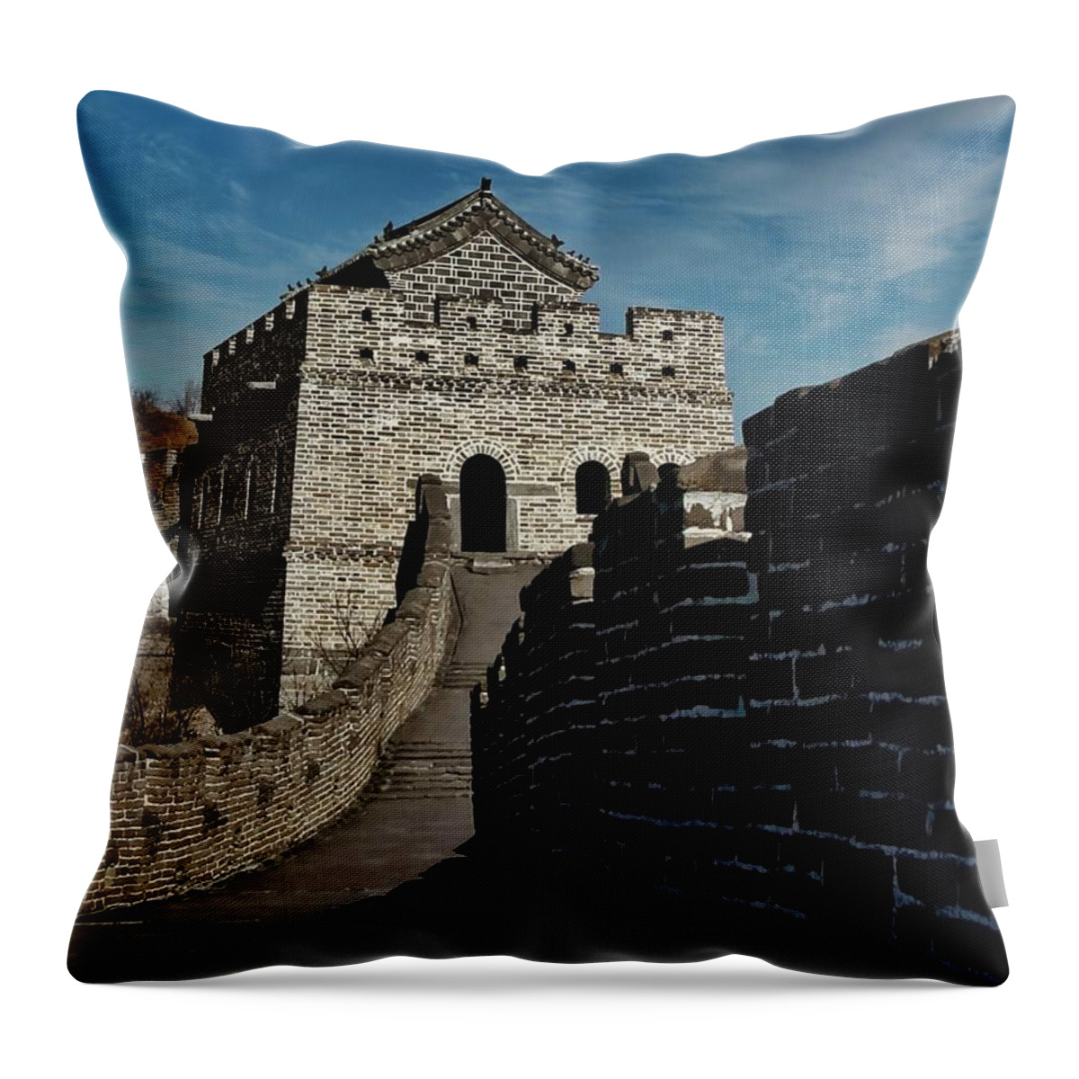 China Throw Pillow featuring the photograph Beacon Tower by Robert Knight