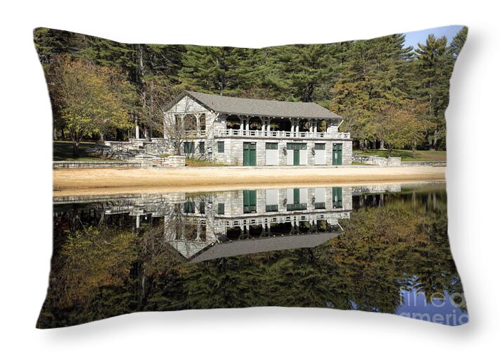 New England Throw Pillow featuring the photograph Bear Brook State Park - Allenstown New Hampshire by Erin Paul Donovan