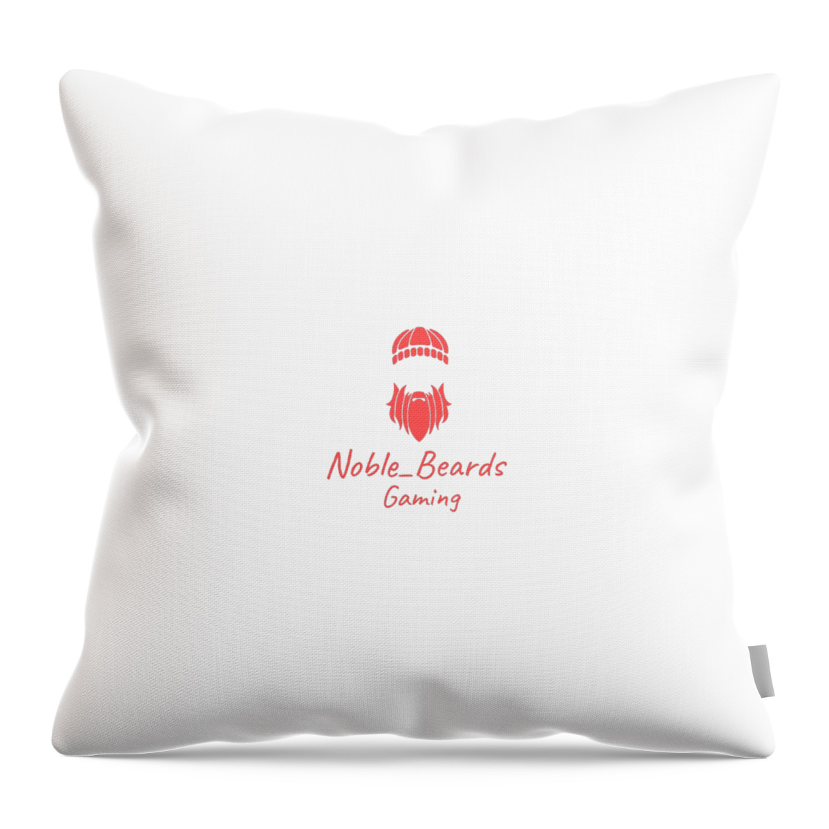  Throw Pillow featuring the mixed media Beards by Thomas Campbell