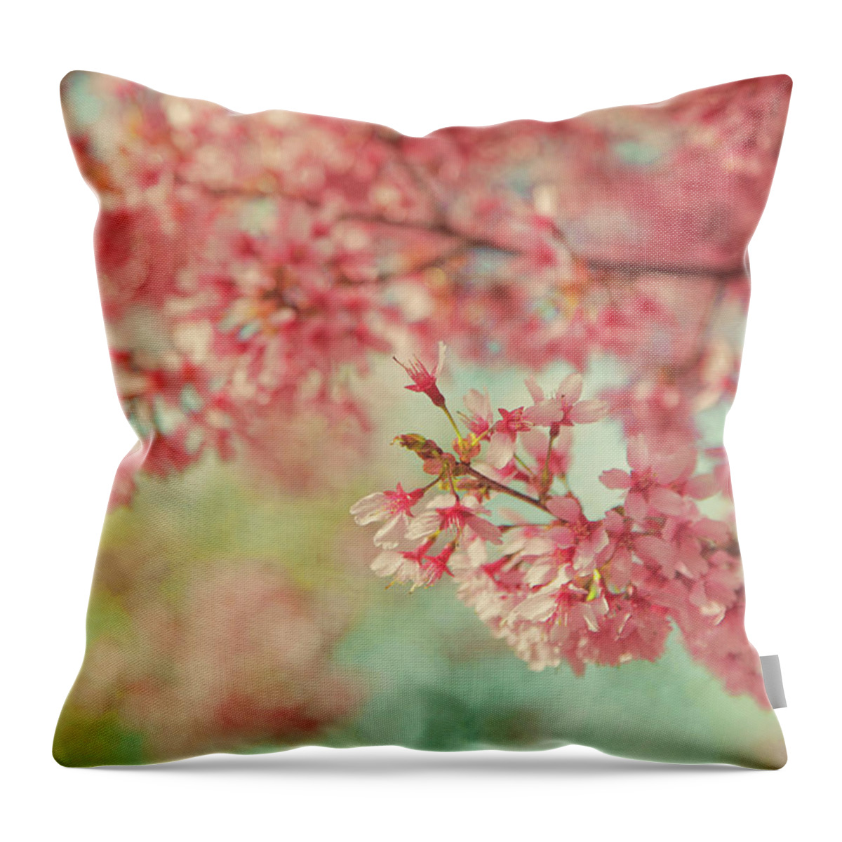 Pastel Throw Pillow featuring the photograph Beautiful Blossoms by Carrie Ann Grippo-Pike