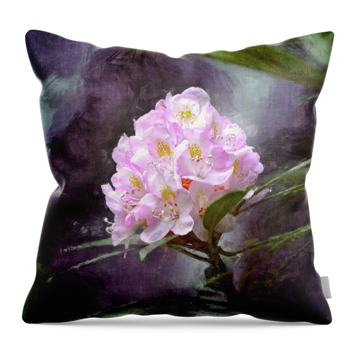 Flower Throw Pillow featuring the digital art Beautiful Flower by Phil Perkins