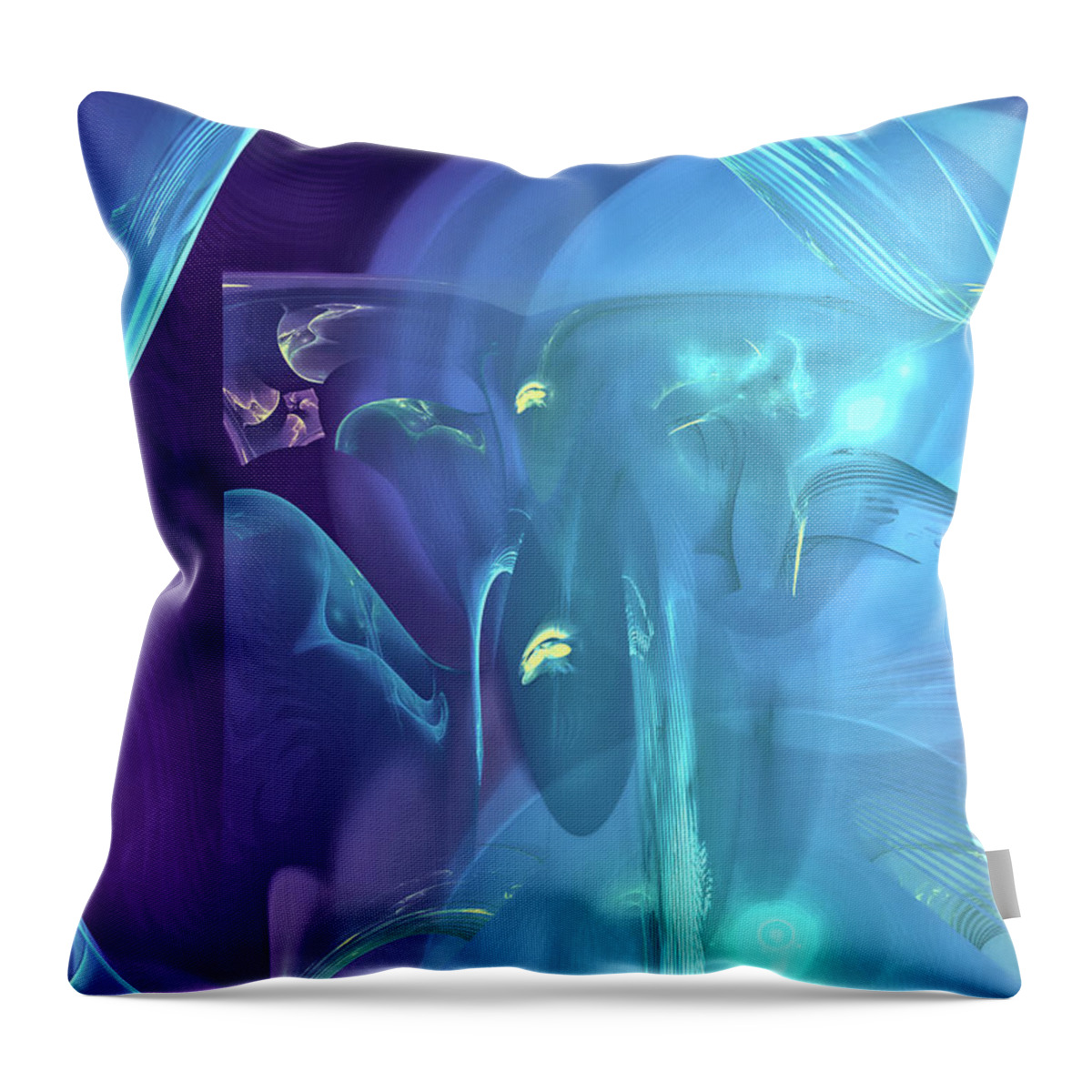 Art Throw Pillow featuring the digital art Behind the Myth by Jeff Iverson