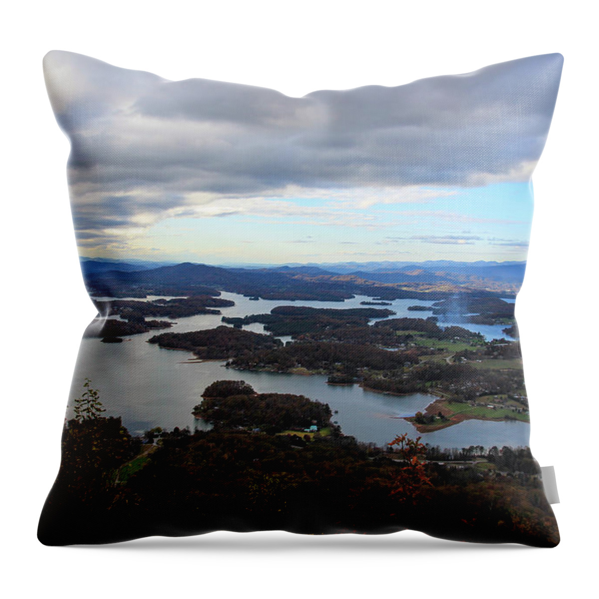 Mountain Throw Pillow featuring the photograph Bell Mountain by Richie Parks