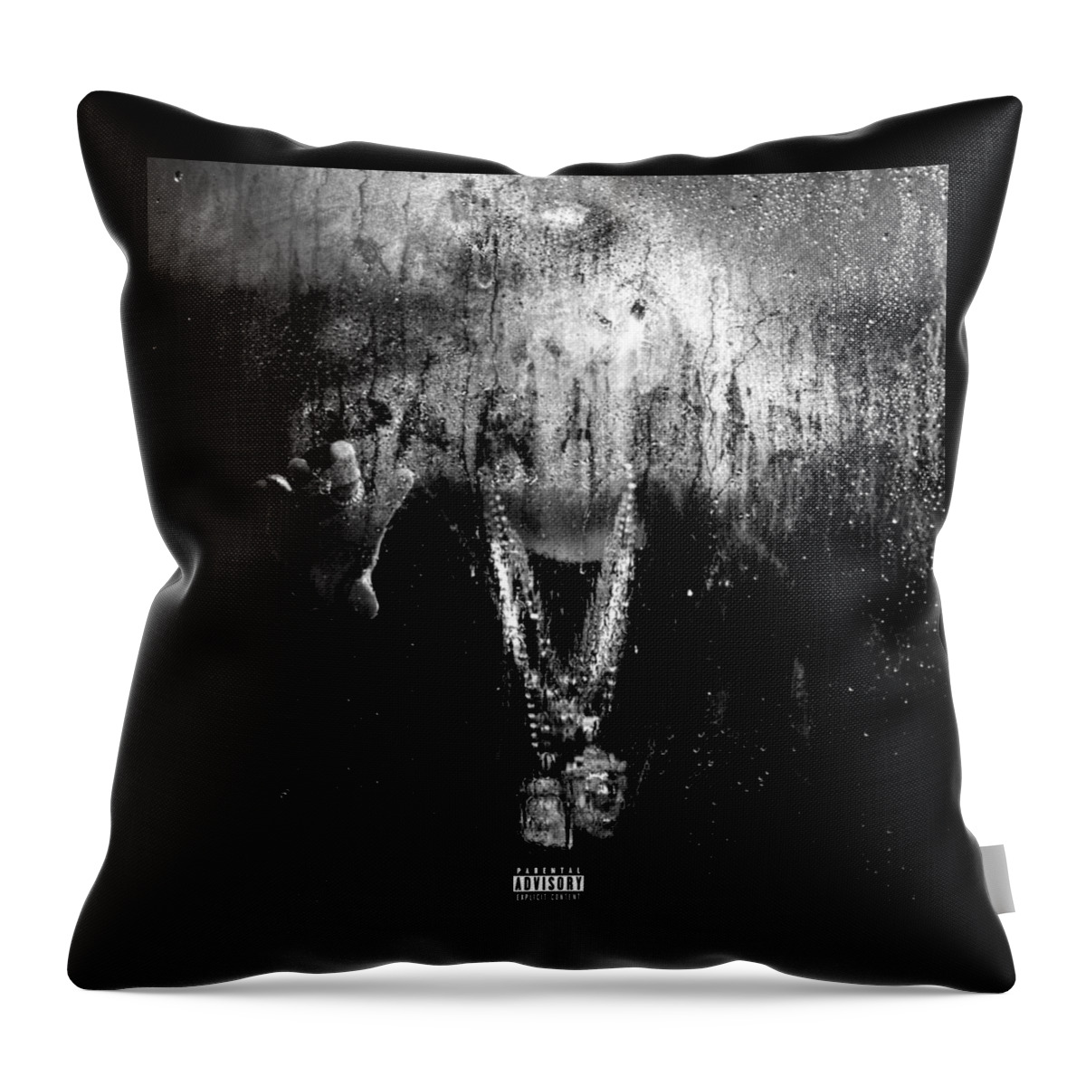 Big Throw Pillow featuring the digital art Big Sean And Tyga by Vuad Gera