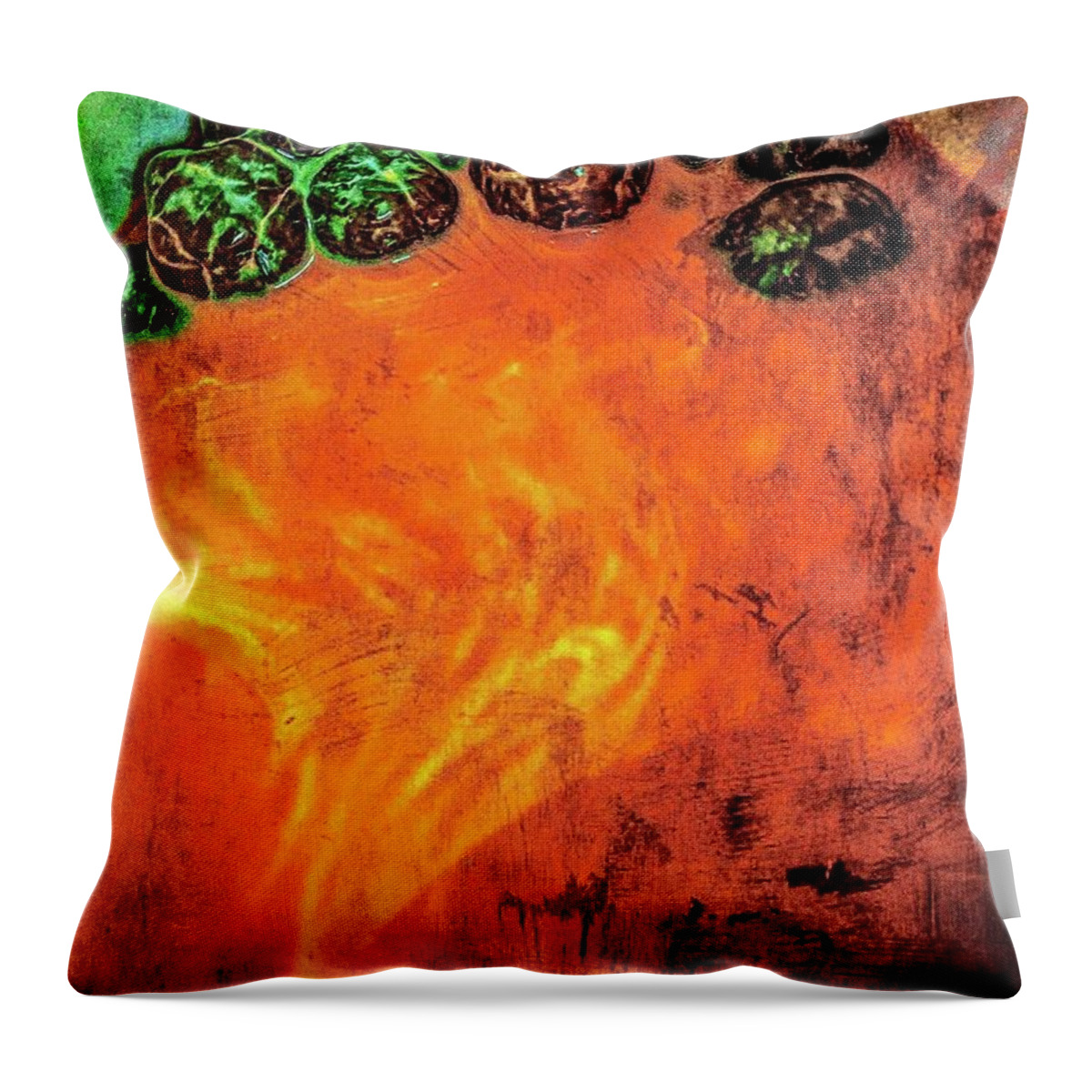 Boba Earl Grey Tea Throw Pillow featuring the digital art Boba Sun by Denise Railey