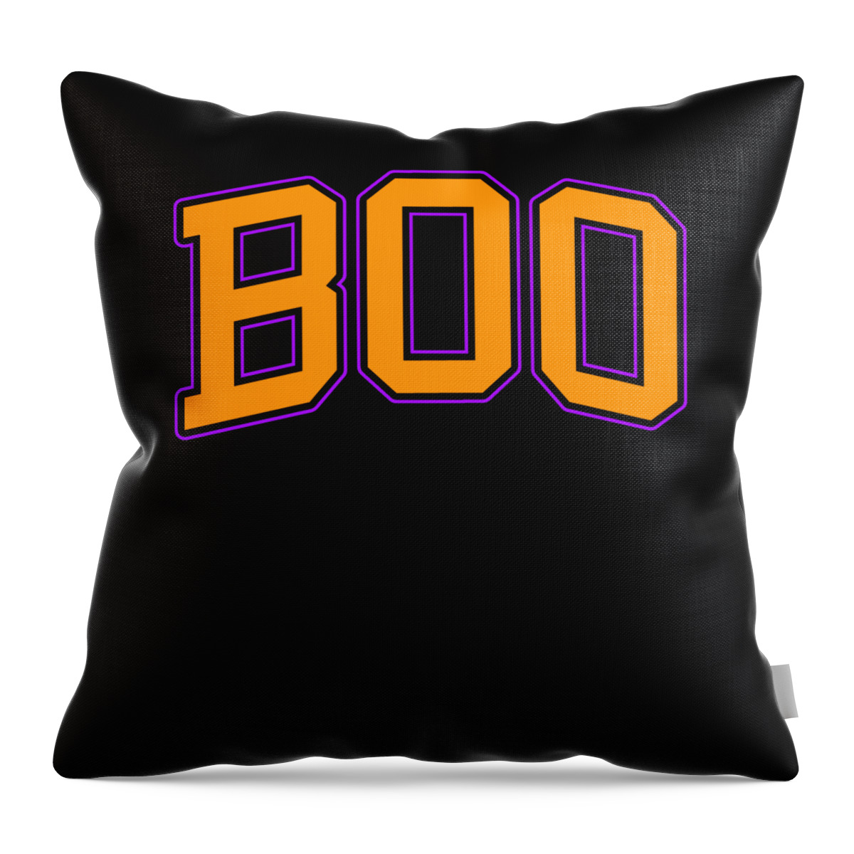Halloween Throw Pillow featuring the digital art Boo Halloween by Flippin Sweet Gear