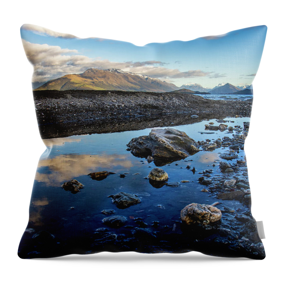 The Hobbit Throw Pillow featuring the photograph Breakfast in Paradise by Lance Mosher