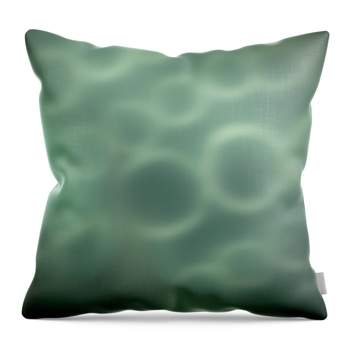 Abstract Throw Pillow featuring the photograph Breathing Underwater by Christi Kraft