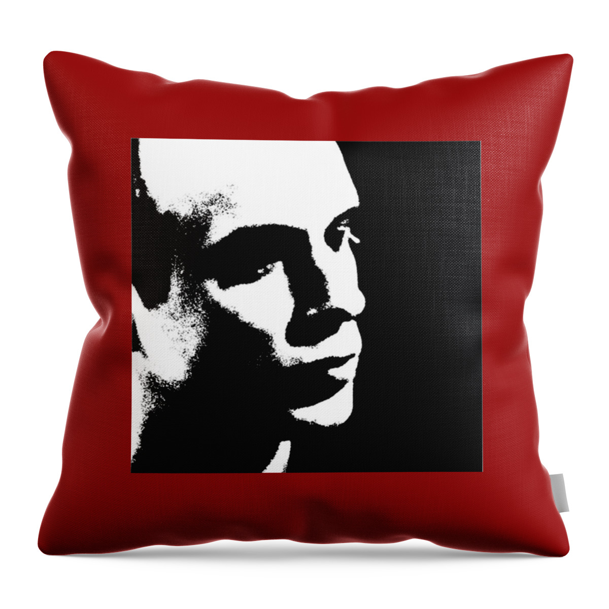 Live Throw Pillow featuring the photograph Brian Eno Music by Ratna Arini