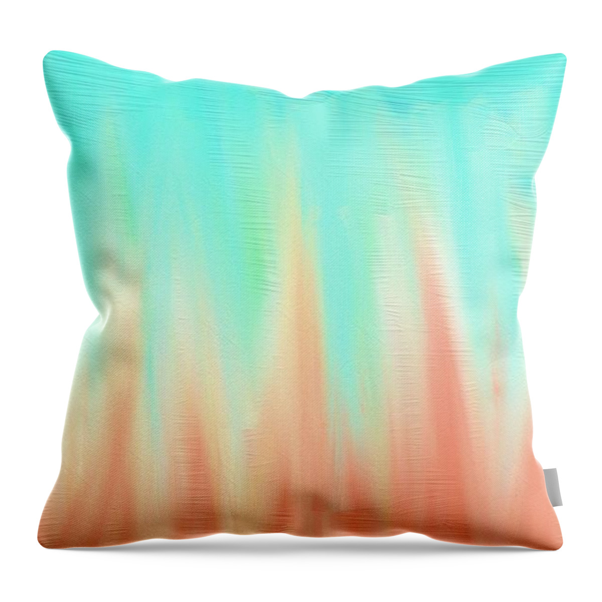 Fire Throw Pillow featuring the painting Bright Flame by Naomi Jacobs