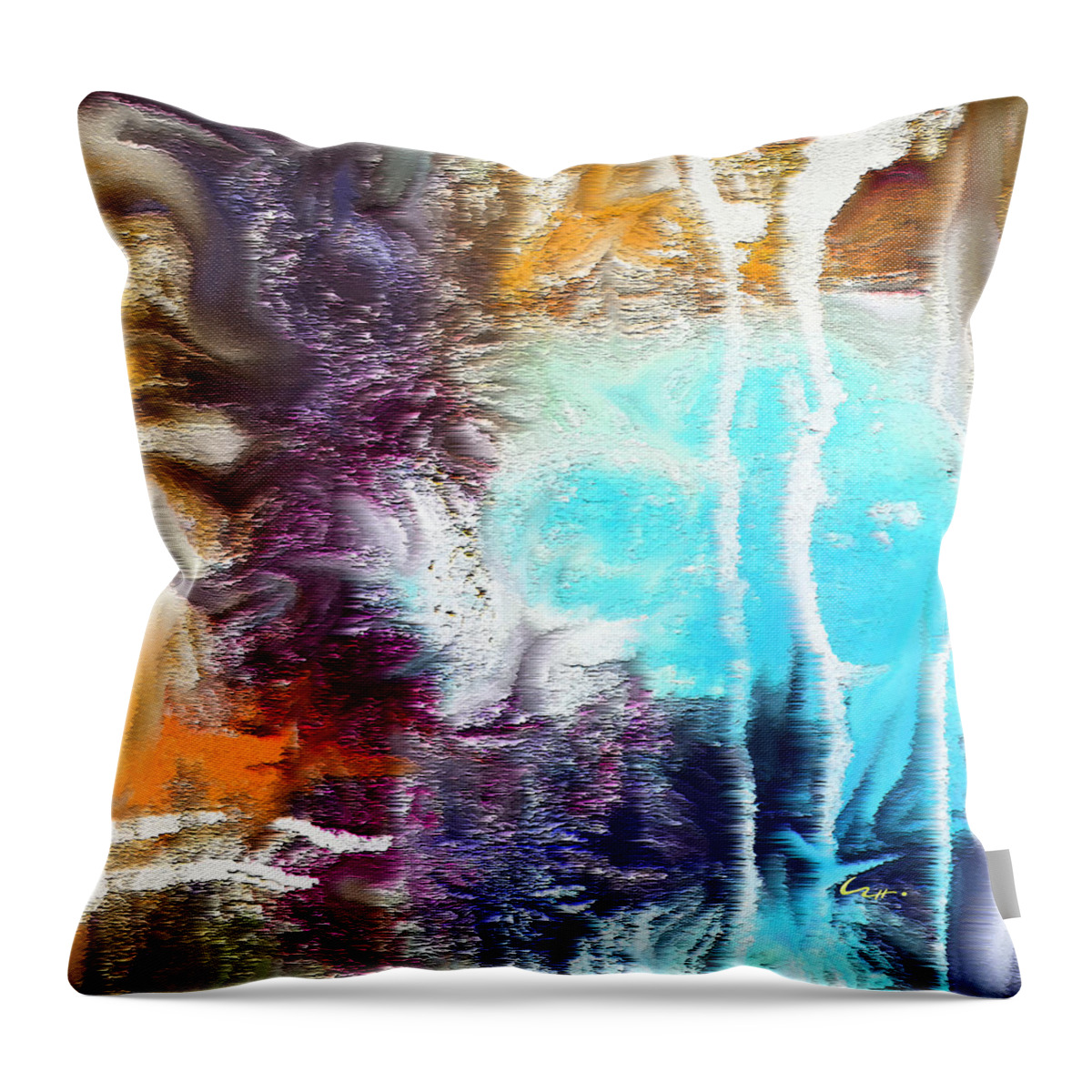 Hope Throw Pillow featuring the digital art Bright Future Awakening by Carl Hunter
