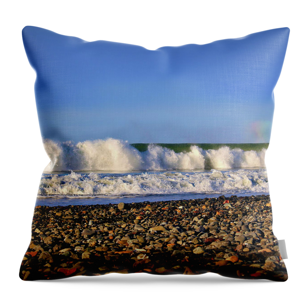 Beach Throw Pillow featuring the photograph Brookings, Oregon by Jason Judd