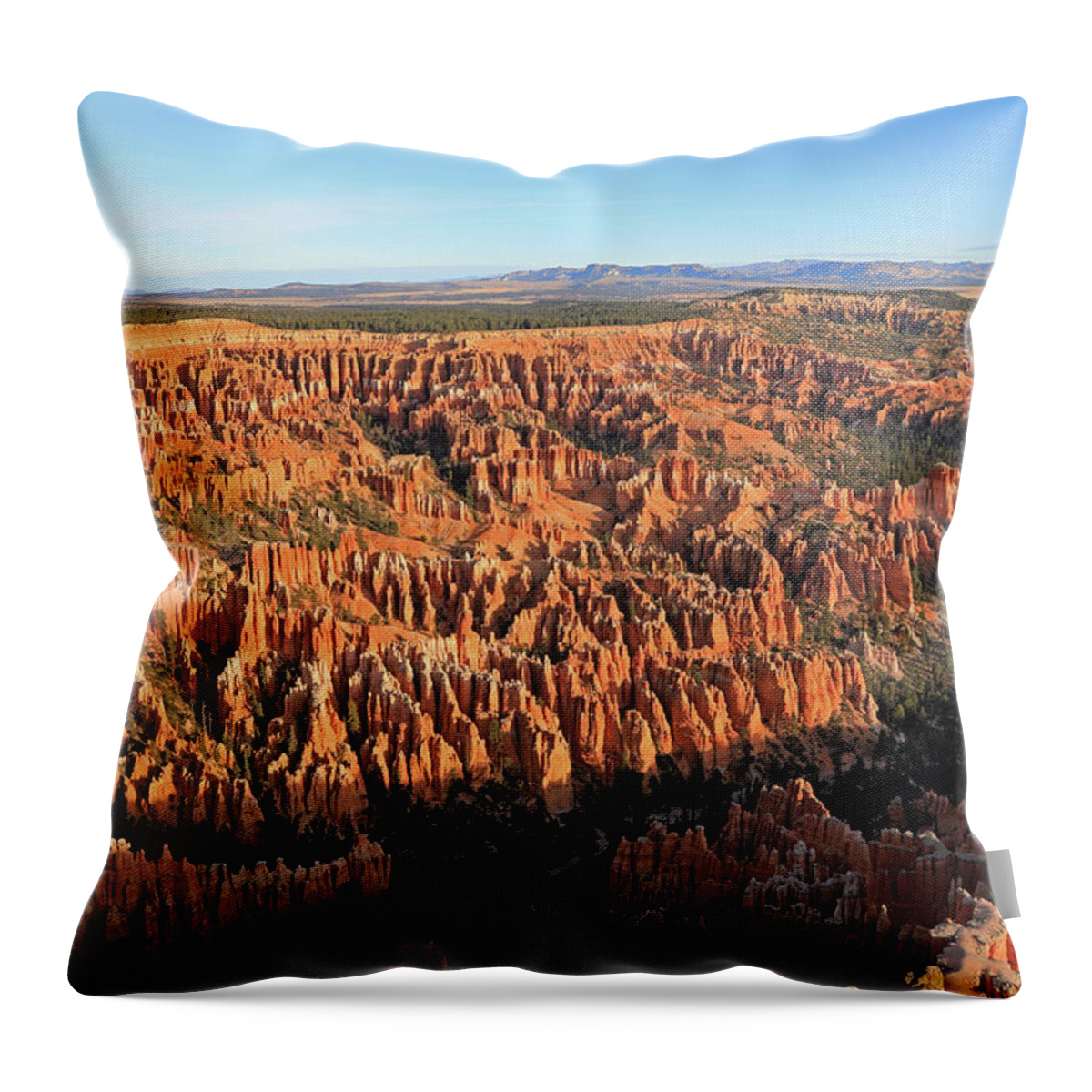 Bryce Canyon Throw Pillow featuring the photograph Bryce Canyon Amphitheater by Richard Krebs