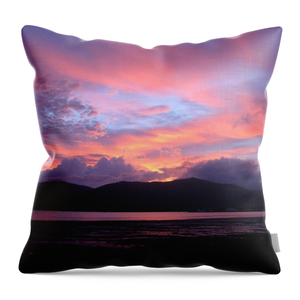 Cairns Throw Pillow featuring the photograph Cairn's Sunrise by Diane Sleger