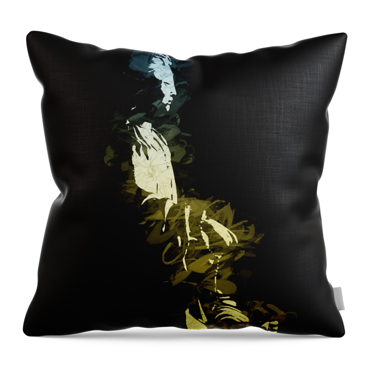 Calm Amidst Chaos In Color Throw Pillow featuring the photograph Calm Amidst Chaos In Color by Kandy Hurley