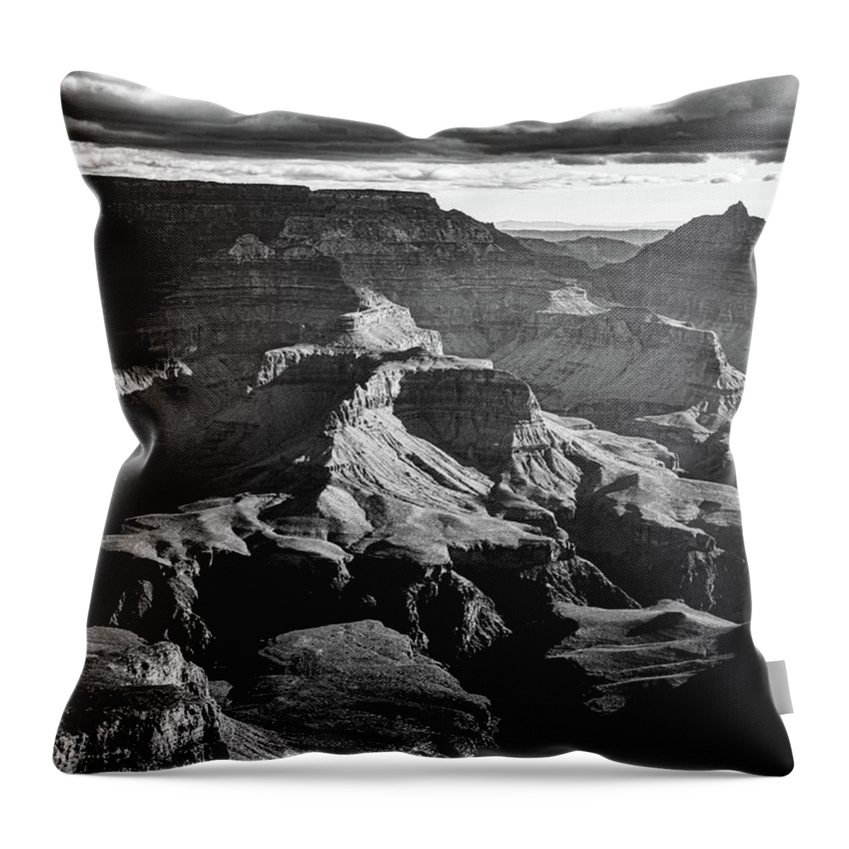 Grand Canyon Throw Pillow featuring the photograph Canyon Light by Susie Loechler