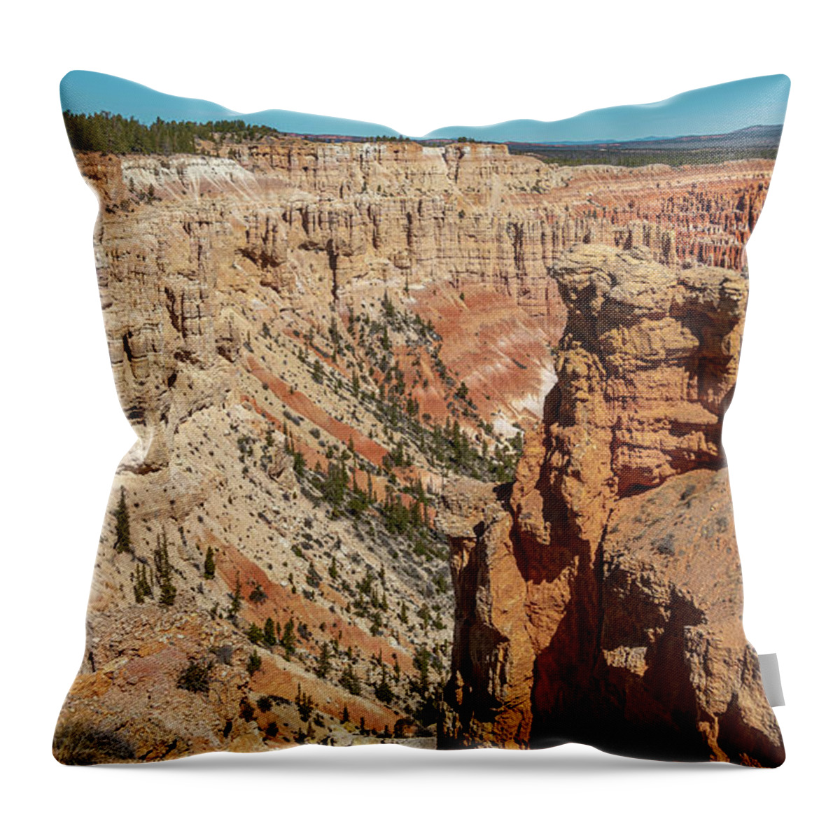 Bryce Throw Pillow featuring the photograph Canyon Wall by Nicholas McCabe