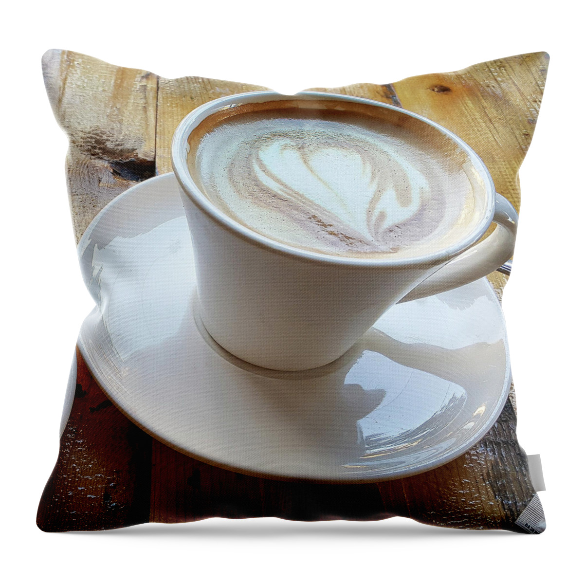 Italy Throw Pillow featuring the photograph Cappuccino by Marian Tagliarino
