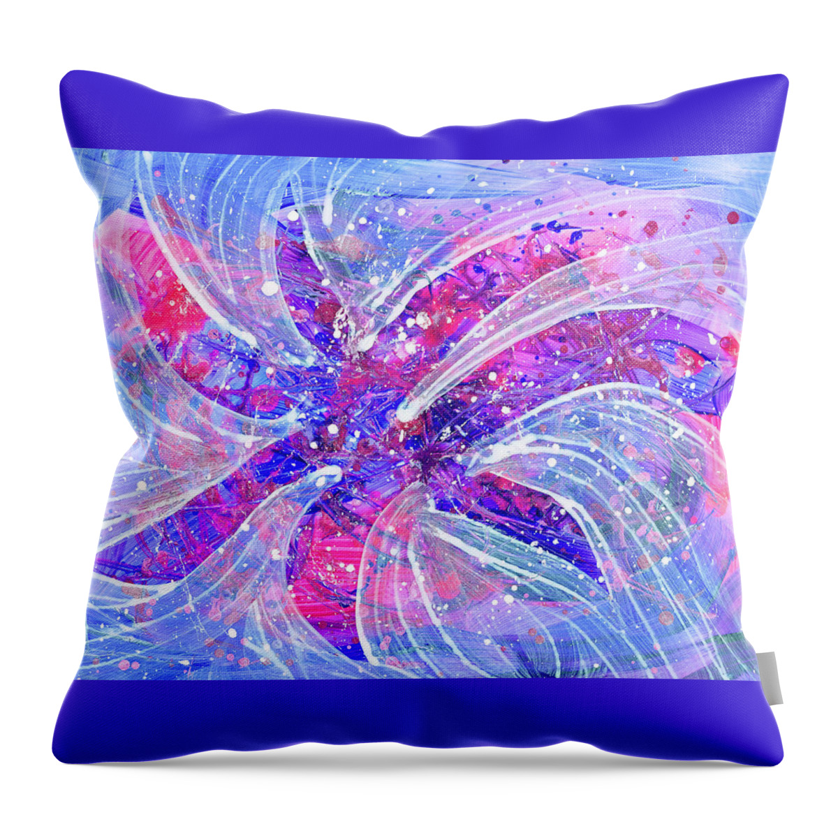 Coastal Throw Pillow featuring the painting Caribbean Starfish by Cynthia Fletcher