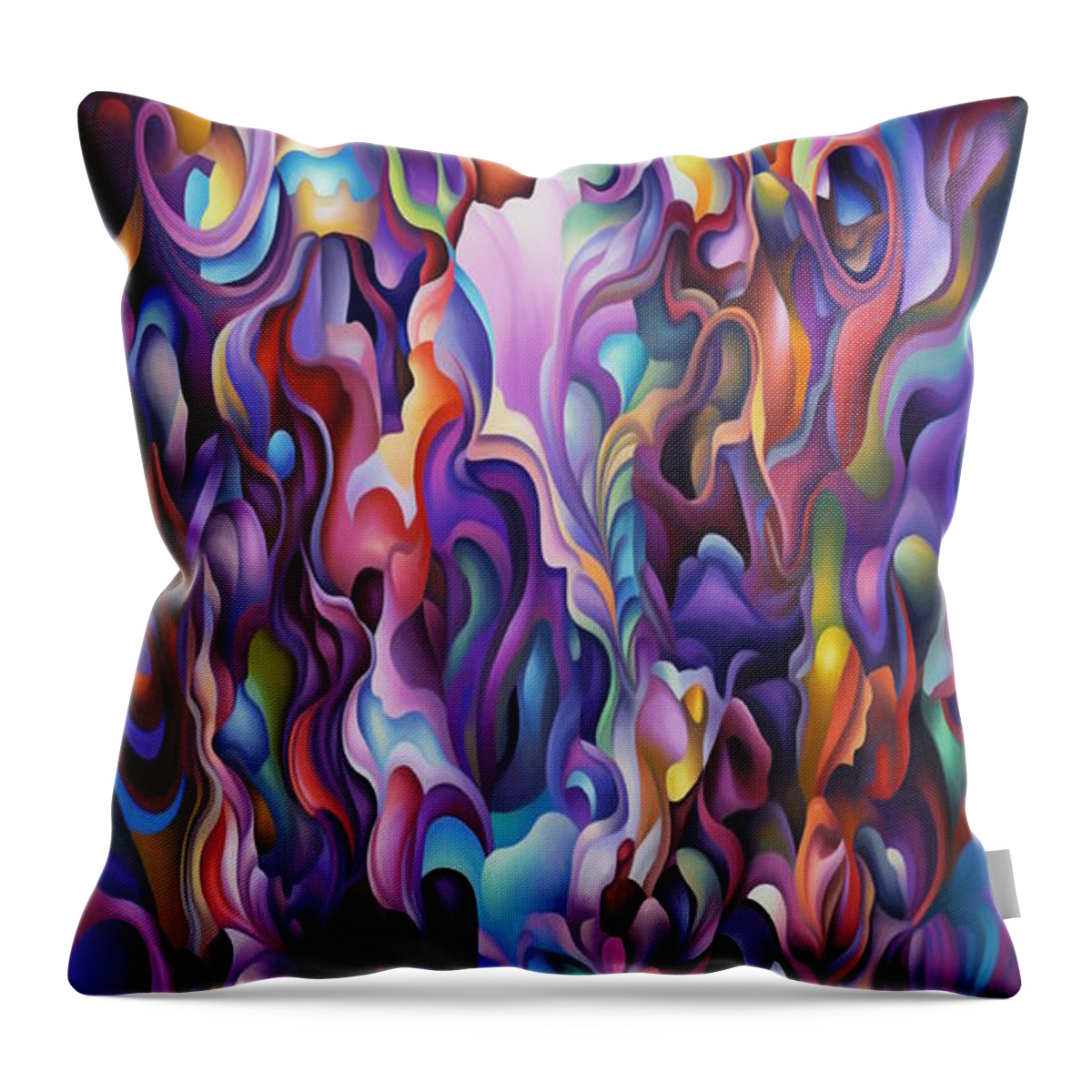 Throw Pillow featuring the digital art Case No 14 by Mark Slauter