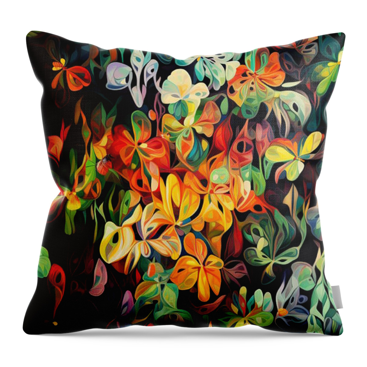  Throw Pillow featuring the digital art Case No 5 by Mark Slauter