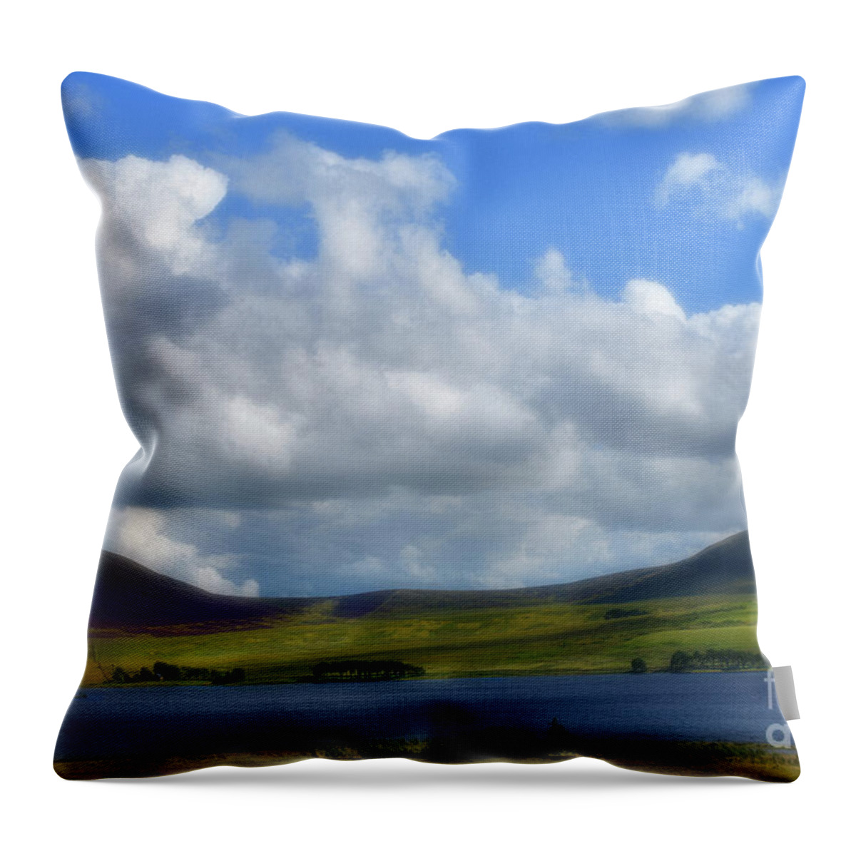 Landscape Throw Pillow featuring the photograph Cauldstane Slap - Thieves Road by Yvonne Johnstone
