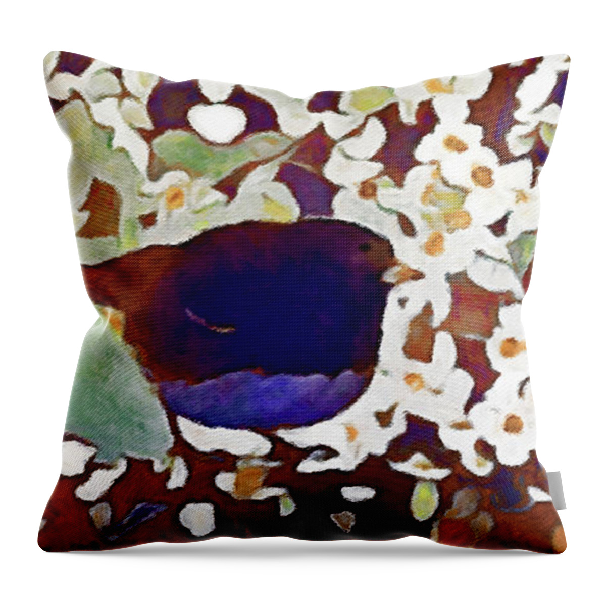 Celebrate Spring Throw Pillow featuring the digital art Celebrate Spring by Susan Maxwell Schmidt
