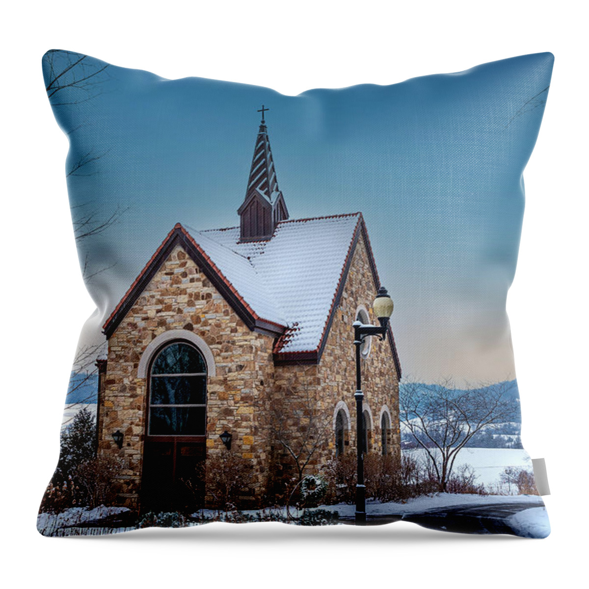 Chapel Throw Pillow featuring the photograph Chapel II by Phil S Addis