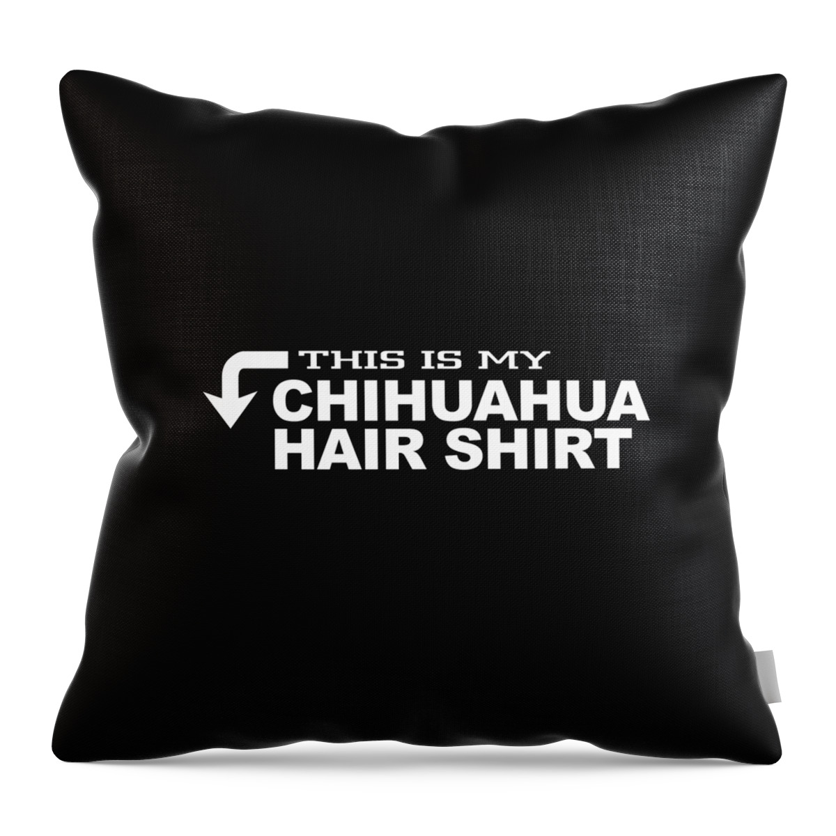 Chihuahua T-shirt Throw Pillow featuring the digital art Chihuahua Gift by Caterina Christakos