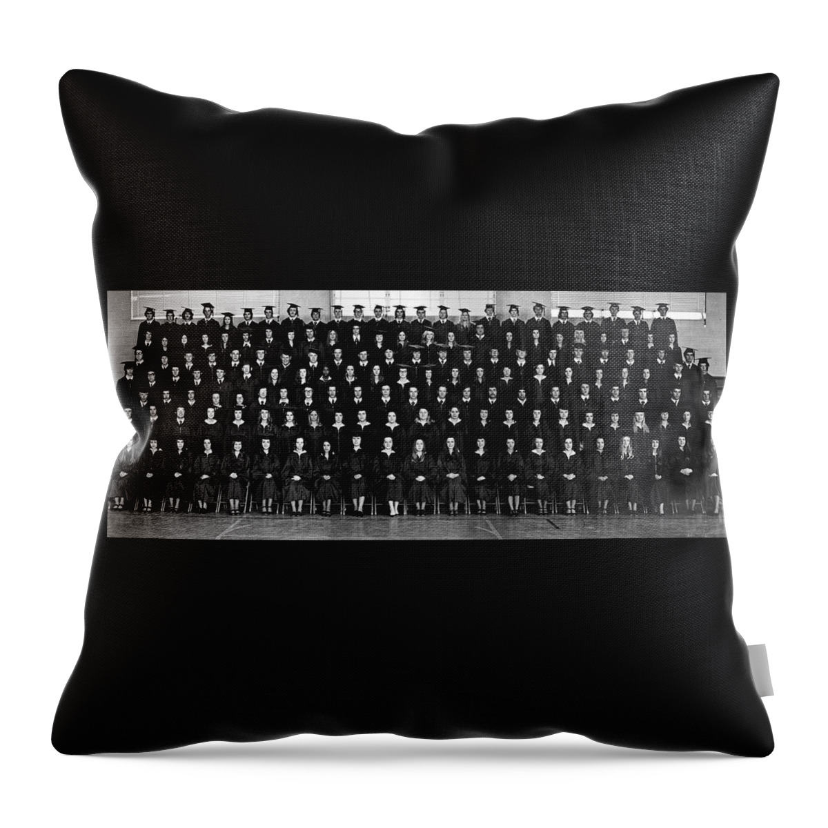 High Definition Photo Throw Pillow featuring the photograph Class Of 1972 by WAZgriffin Digital