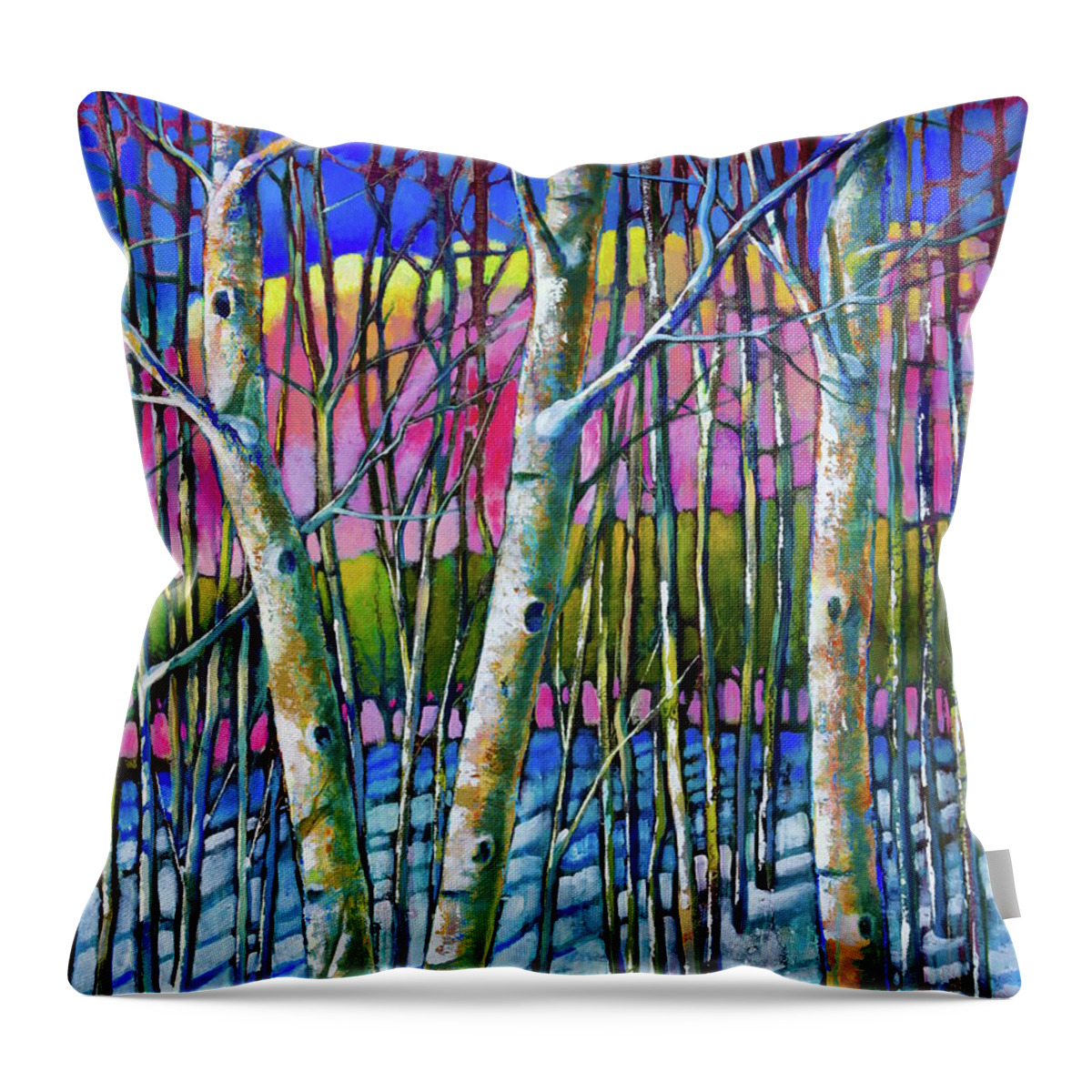 Ford Smith Throw Pillow featuring the painting Clear Vision by Ford Smith