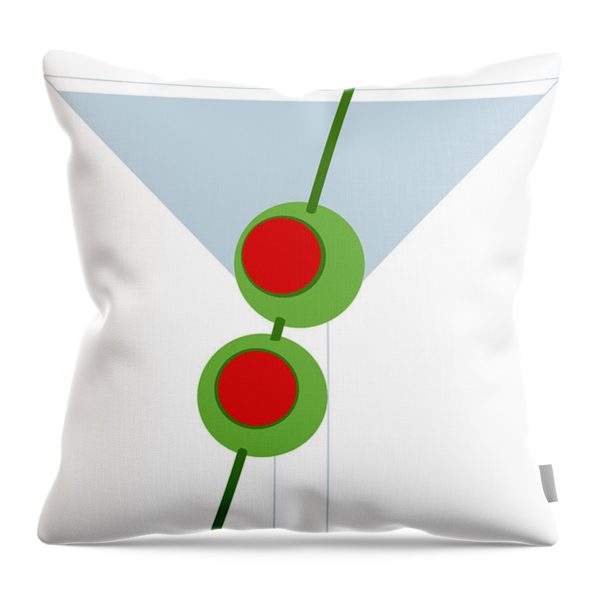 Richard Reeve Throw Pillow featuring the digital art Cocktail Hour by Richard Reeve