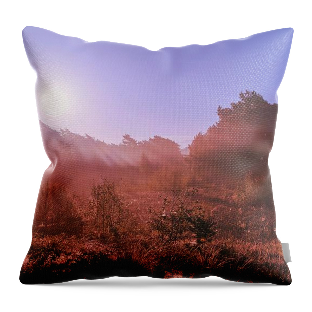 National Throw Pillow featuring the photograph Colors of Maasduinen by Jaroslav Buna