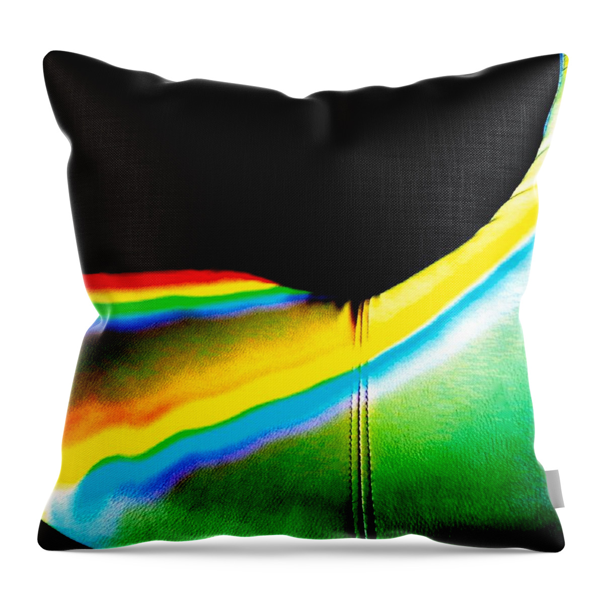 Viva Throw Pillow featuring the photograph Come-Sit In My Rainbow by VIVA Anderson