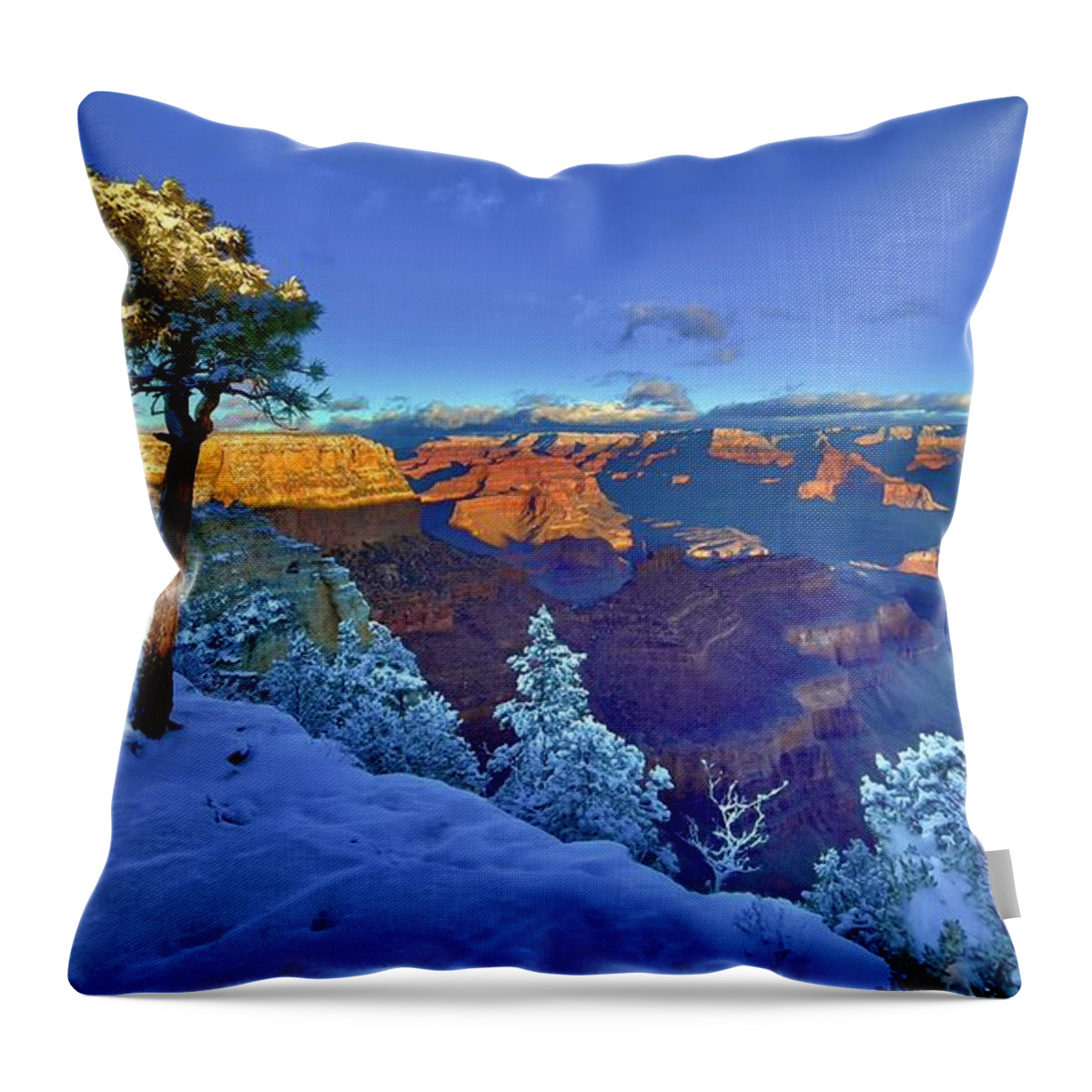 Landscape Throw Pillow featuring the photograph Come The Dawn Upon Us by Kevyn Bashore