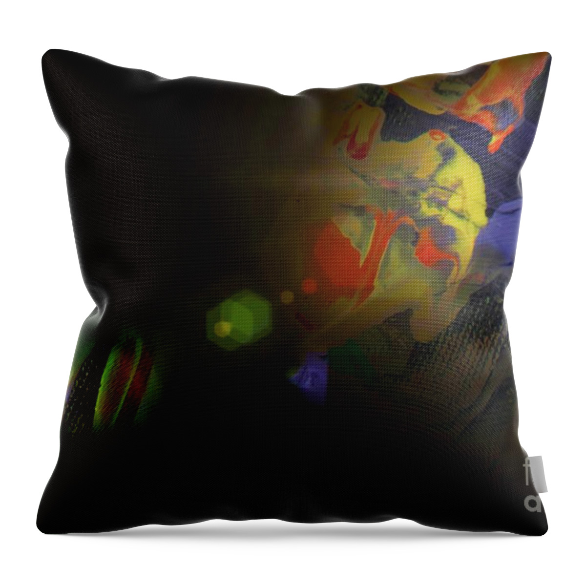 Paint Throw Pillow featuring the digital art Compassion Of Light by Yvonne Padmos