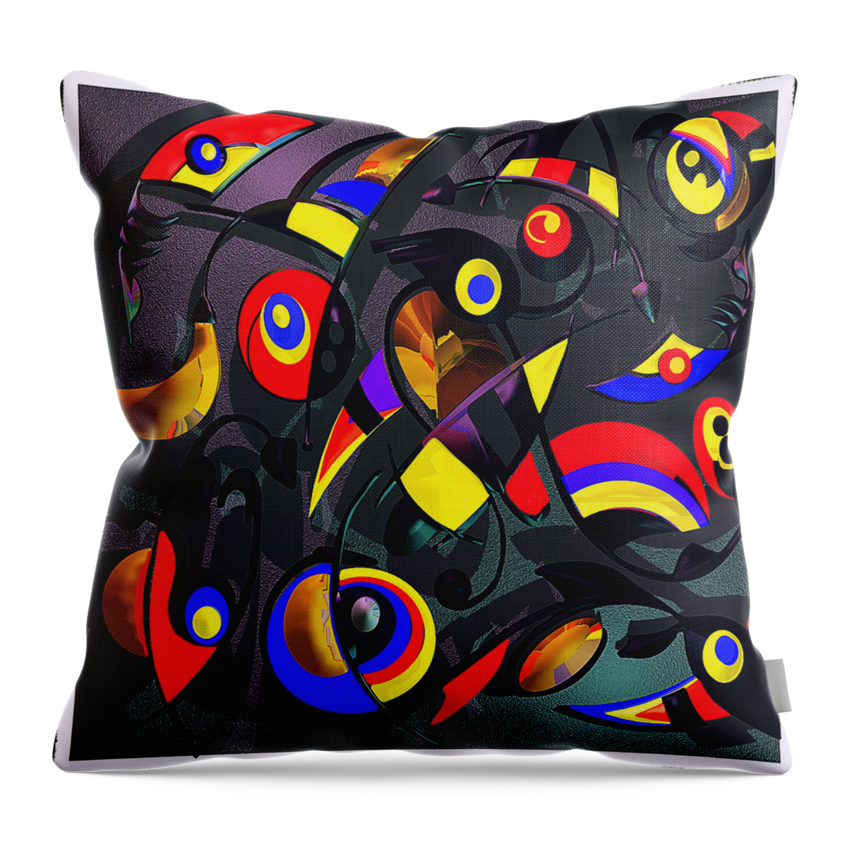 Digital Throw Pillow featuring the photograph Composition 0051 by Andrei SKY